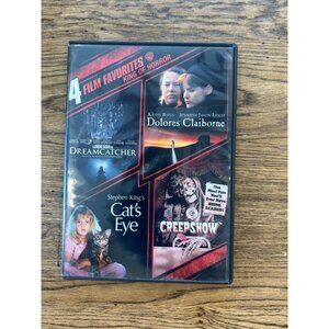 Stephen King 4 Film Favorites DVD Set - Creepshow Horror Movie Pre-Owned